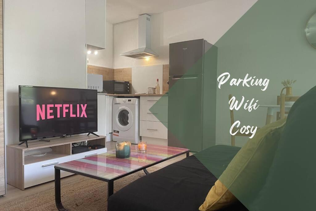 Studio Cosy - Balcon - Wifi - Free Parking 纳博讷 外观 照片
